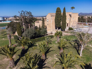 Obraz premium The Enagistes Tower, Manacor History Museum, Manacor, Mallorca, Balearic Islands, Spain