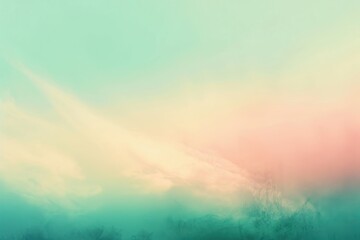 Pastel sky with soft clouds and gradient hues