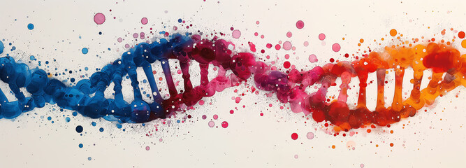 Whole genome sequence background - obrazy, fototapety, plakaty