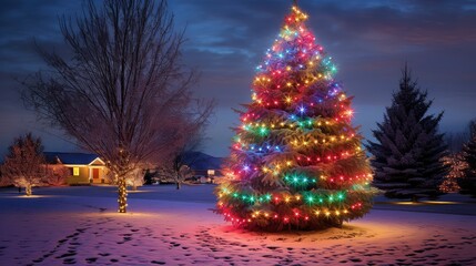 sparkling holiday light display