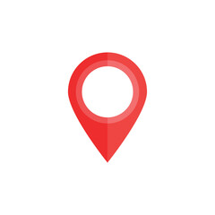 location icon isolated on white background. cool illustration. EPS 10.