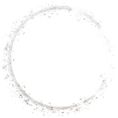 Silver Foil Frame. Silver glitter gradient stack. Silver  glitter splatter frames. Silver stroke on transparent background. Postcard wedding design. Luxury premium design template.