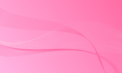 abstract pink lines wave curves on gradient background