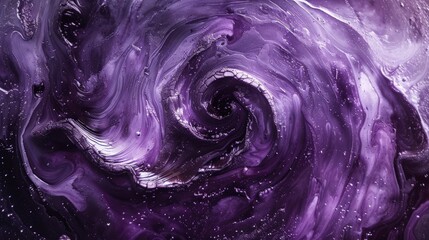 abstract purple ash wednesday artistic representation with swirl pattern