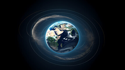 Fototapeta premium The origin of the universe, pursuing the mystery of the Big Bang