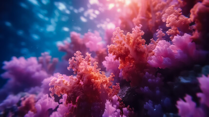 Fototapeta na wymiar Dive into Whimsical Waters: Colorful Adventures Await!