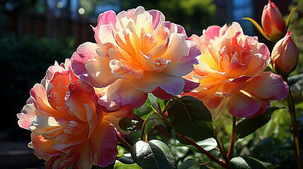 Fototapeta premium orange and flower high definition(hd) photographic creative image