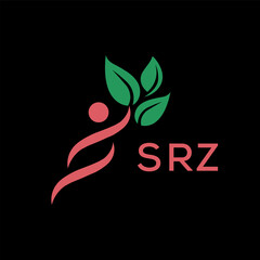 SRZ  logo design template vector. SRZ Business abstract connection vector logo. SRZ icon circle logotype.
