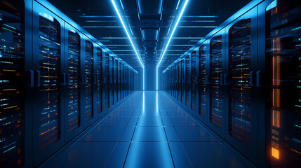 Data center server room