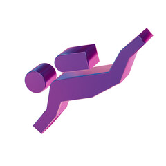 Beautiful abstract illustrations Blue Scuba Diving symbol icons