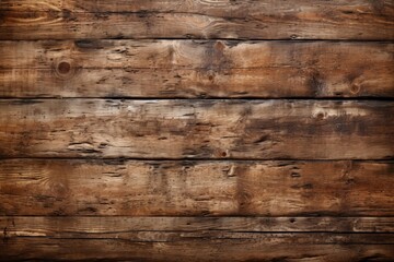 Naklejka premium Rustic wooden background with knots and nail holes