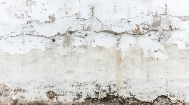 old weathered whitewashed wall texture background