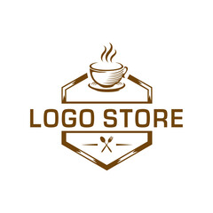 Coffee Logo design. Vector image
