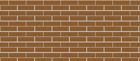 Fototapeta premium Peanut Brown Color Brick Wall Background. Blank Copy Space. Abstract wall. Textured Background. Interior Wall Background. Modern Wall Design. Abstract Design for banners and advertisements.