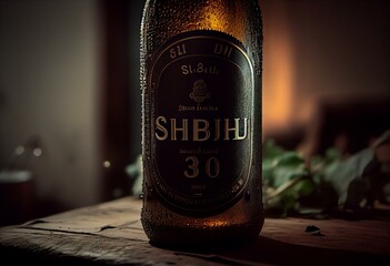 Schild 301 - Bier. Generative AI