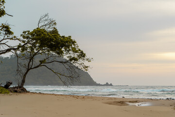 beach at sunset