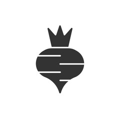 Radish Icon Sign Symbol Vector