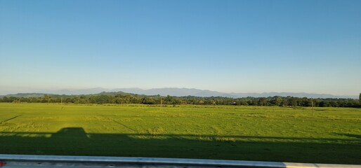 transit through georgia roads with holes and cown on highway