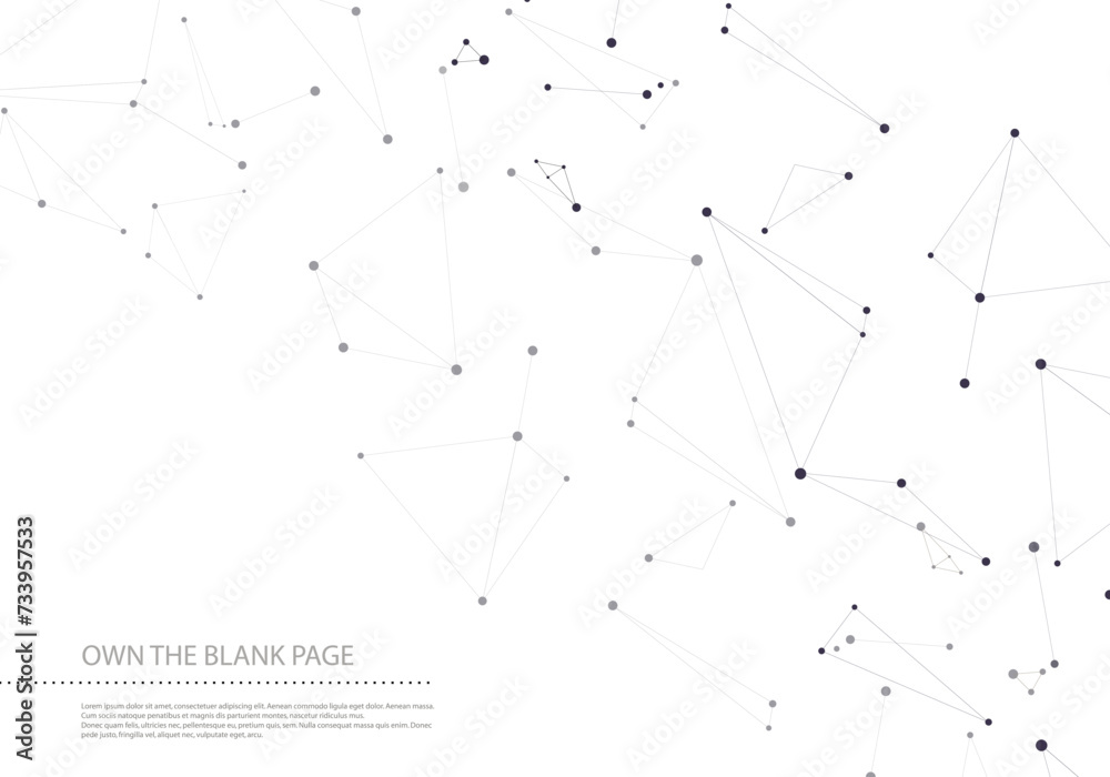 Poster connection lines and dots
