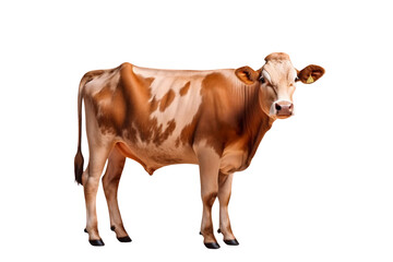 Cow on transparent background PNG image