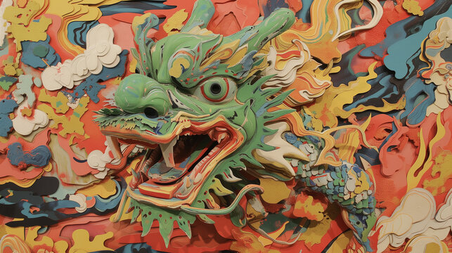 Chinesischer Loong Drache, China