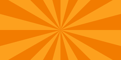 Abstract background with rays. Sun ray vector background radial sunrise or sunset light retro design. Abstract summer sunny. Vintage beam sunburst texture.	