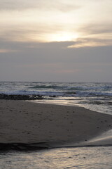 sunset at the beach