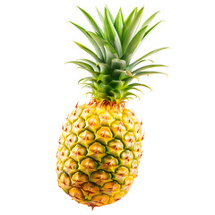 Fototapeta premium Fresh juicy tropical fruit pineapple isolated on white background