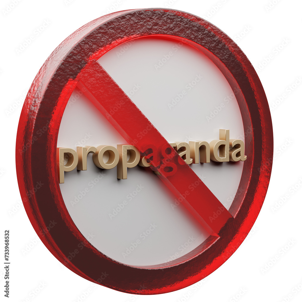 Poster beautiful abstract illustration propaganda forbidden, prohibiting sign, prohibition, warning symbol 