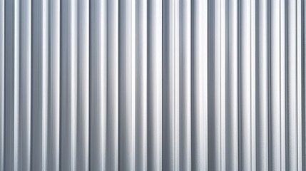 White Corrugated metal or zinc texture surface or gal .Generative AI (1)