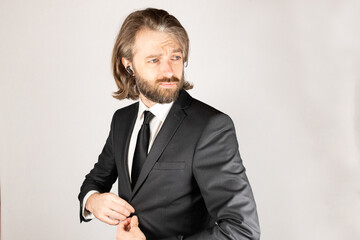 Executive on phone call