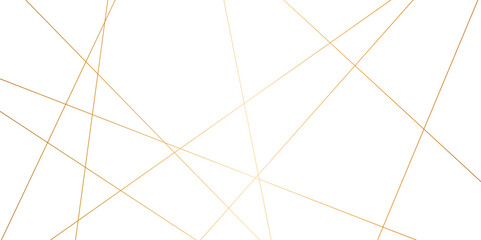 Random chaotic lines abstract geometric pattern. vector textrue 3d illustration. geometric design created using light gold digital net web line tecnology. white color in backdrop.	