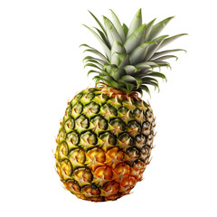 Fototapeta premium pineapple fruit on isolated transparent background