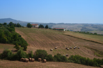 Country landscape in Molise, Italy