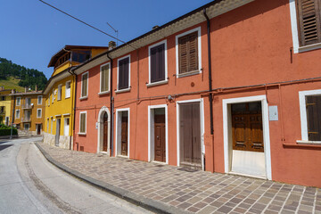 San Pietro Avellana, old town in Molise, Italy