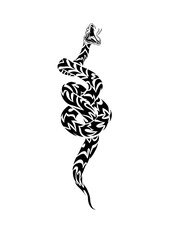Black and white snake, drawing, png transparent background, flash tattoo art