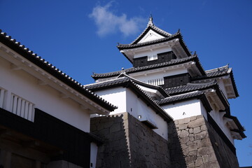 Fototapeta na wymiar 日本の城,小峰城,Japanese castle 