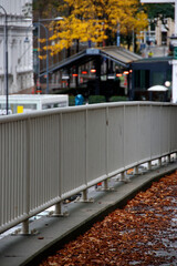 Railing in the street