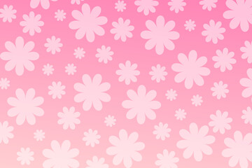 Cherry Blossom Spring Japanese background. Flat style. vector