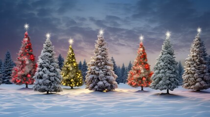 fir holiday trees