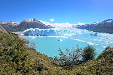 Fototapeta premium Patagonia: panorami; natura; perito moreno; montagne; neve; ghiacciaio;