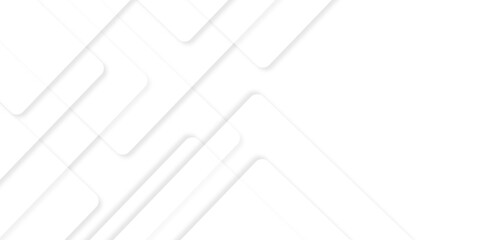 Abstract white background with diamond and triangle shapes layered in modern abstract pattern design.Grey white abstract square background geometry shine and layer element vector for presentation.