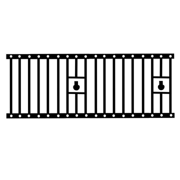 Prison Fence clip art preview