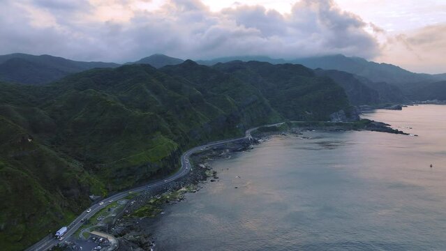 Bitou Cape Park From Above, Taiwan, Aerial View