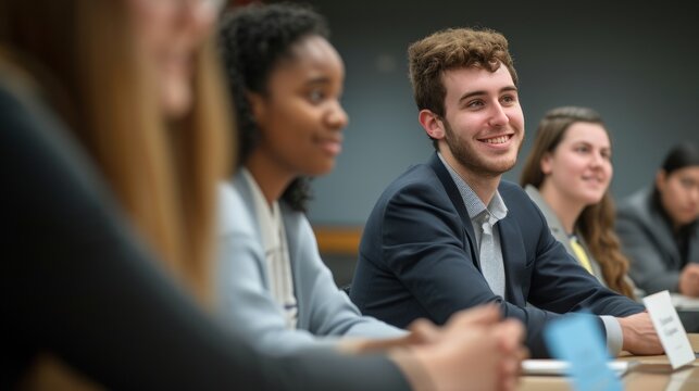  Investment bank professionals teaching financial markets and strategies to interns and junior analysts.