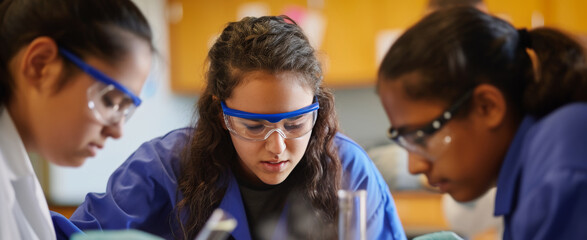 Chemical engineering experiments and demonstrations for students by engineers in a lab