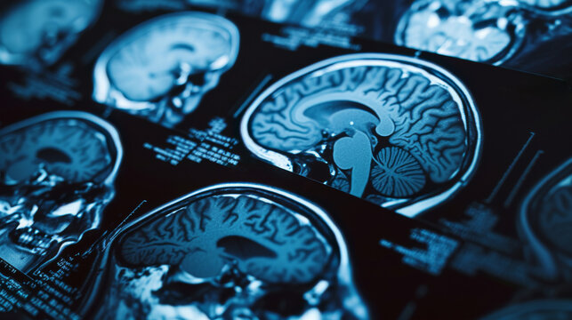 Brain X-Ray with Signs of Meningitis, Encephalitis, and Abscess