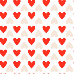 Cute pattern for valentine's day holiday, seamless vector pattern