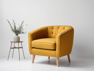 armchair in a room