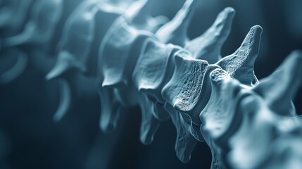 X-ray image of the spine anatomy and pathology. - obrazy, fototapety, plakaty